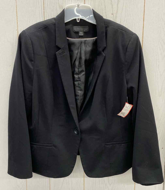 Worthington Black Womens Size 12/14 Blazer