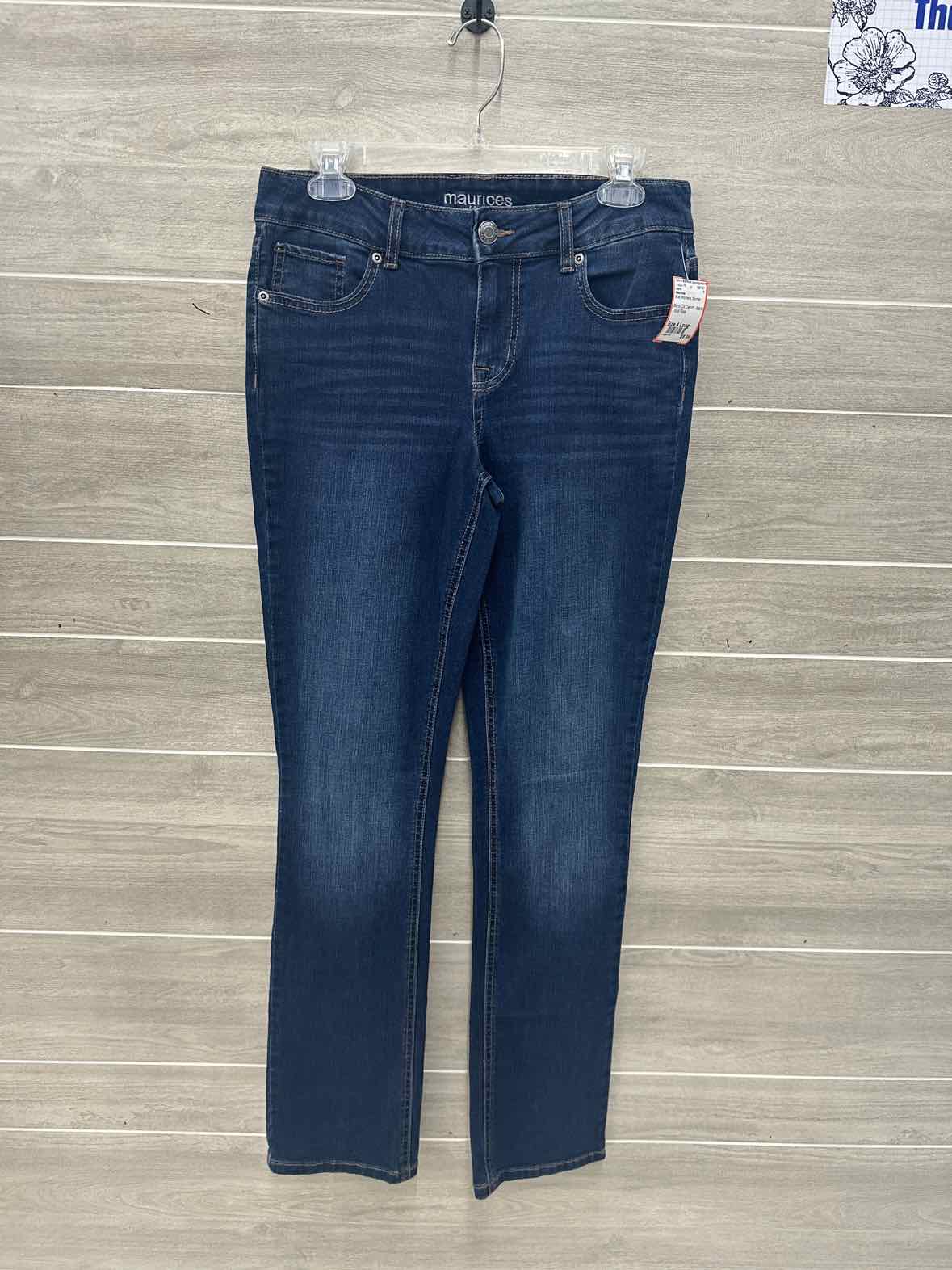 Maurices Blue Womens Women Size 4 Long Jeans