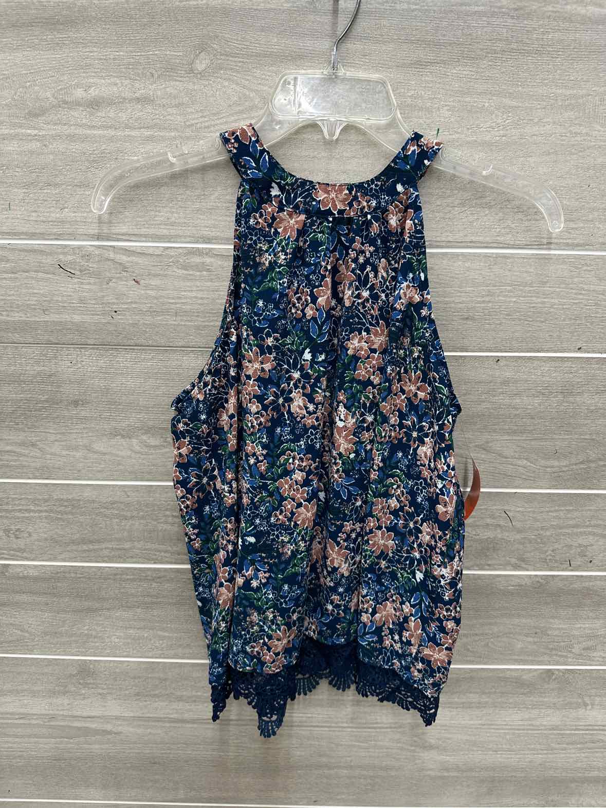 Elodie Size M Teal Womens Tank Top