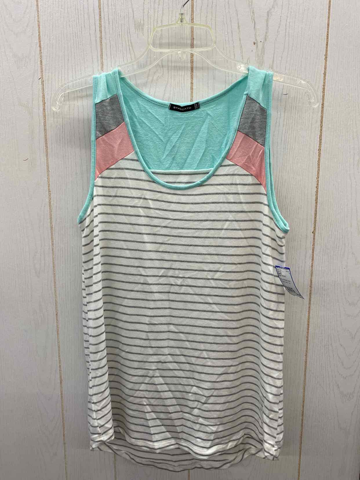 Staccato White Womens Size Small Tank Top