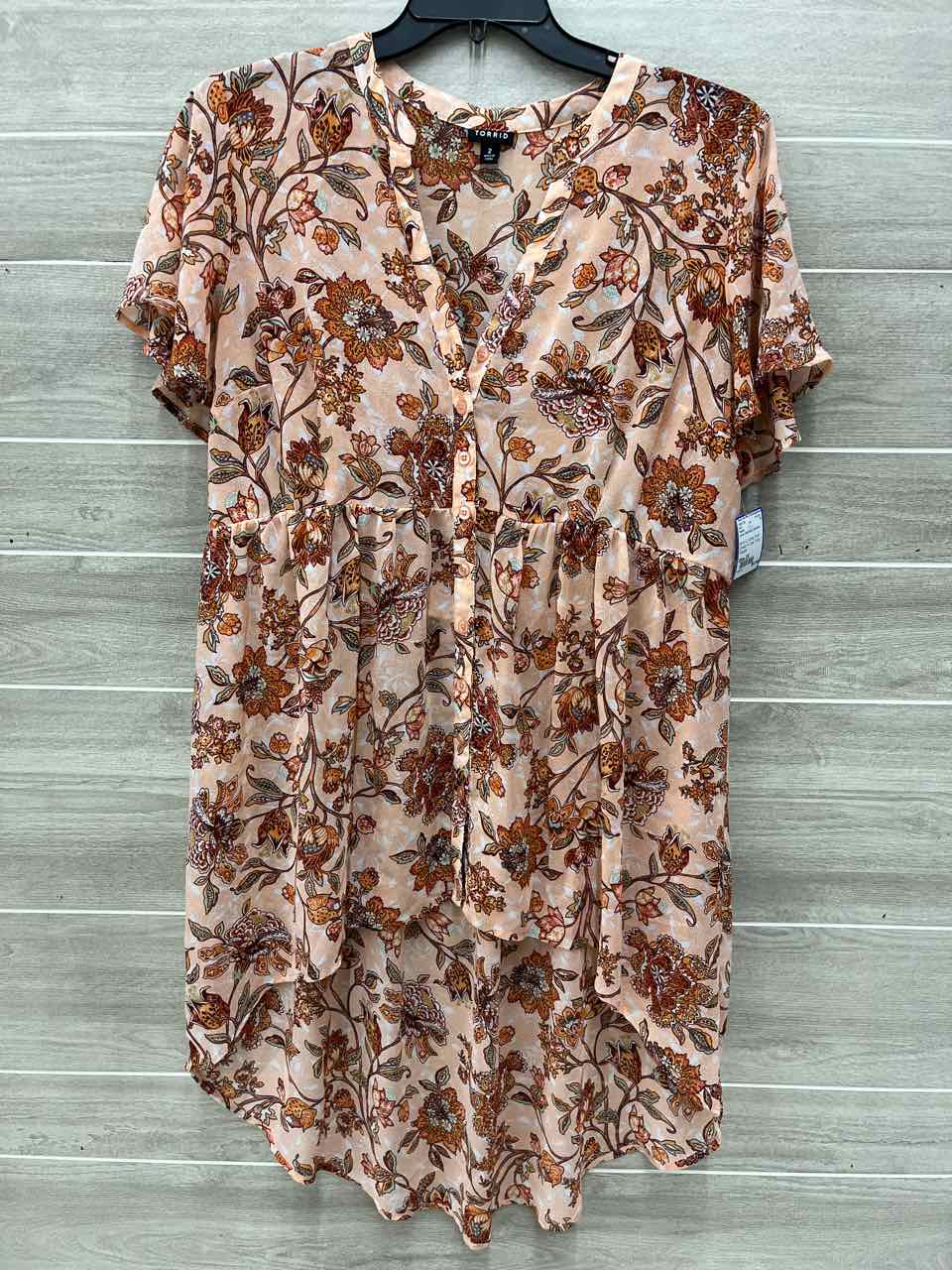 Torrid Coral Womens Women Size 2X Shirt