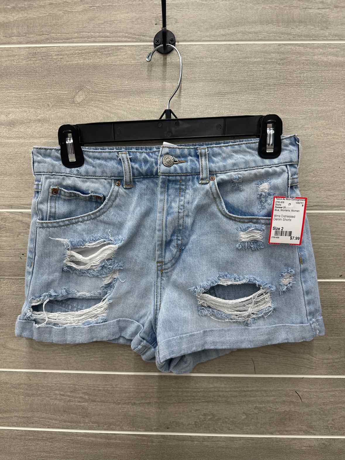 Forever 21 Size 2 Blue Womens Shorts