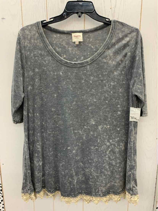 HAYDEN Gray Womens Size XL Shirt