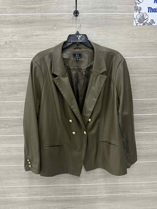 G by Giuliana Size 5X Olive Plus Jacket (Outdoor)