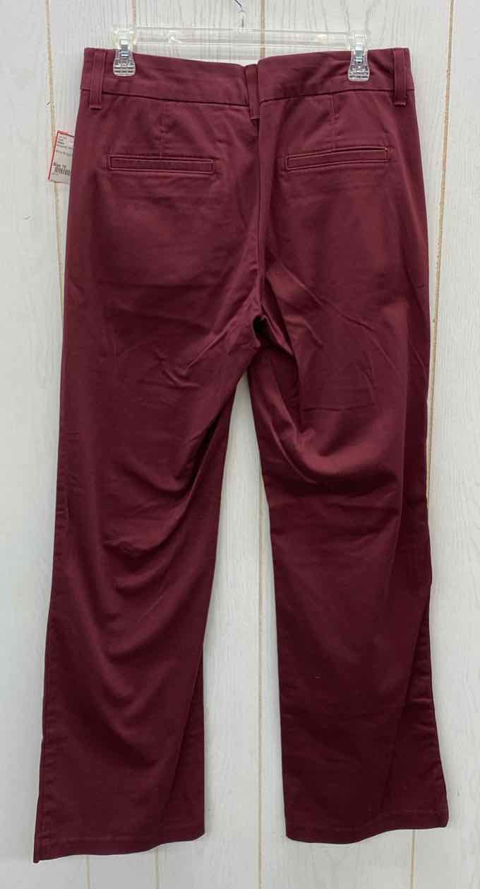 Riders Burgundy Womens Size 10 Pants