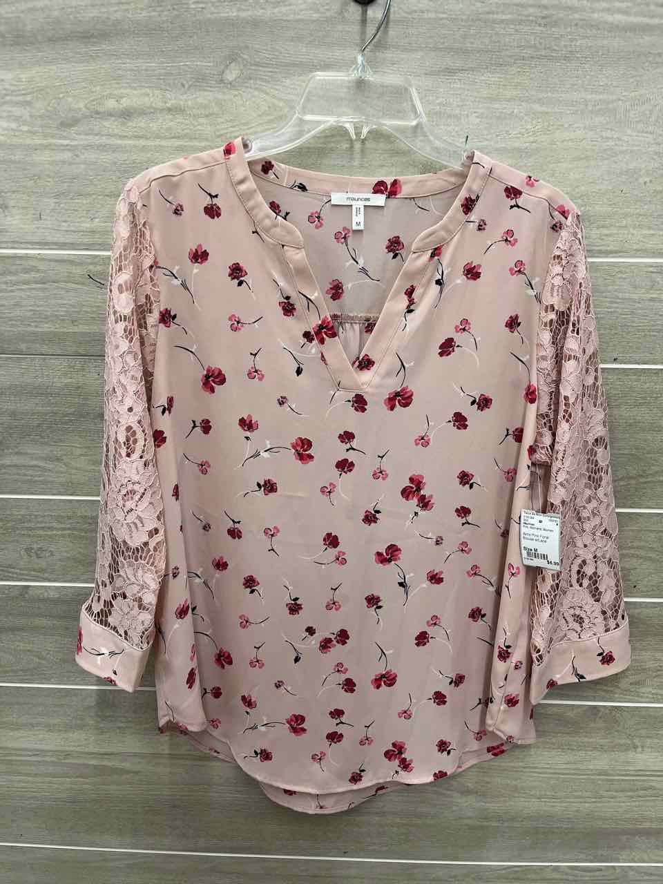 Maurices Size M Pink Womens Shirt