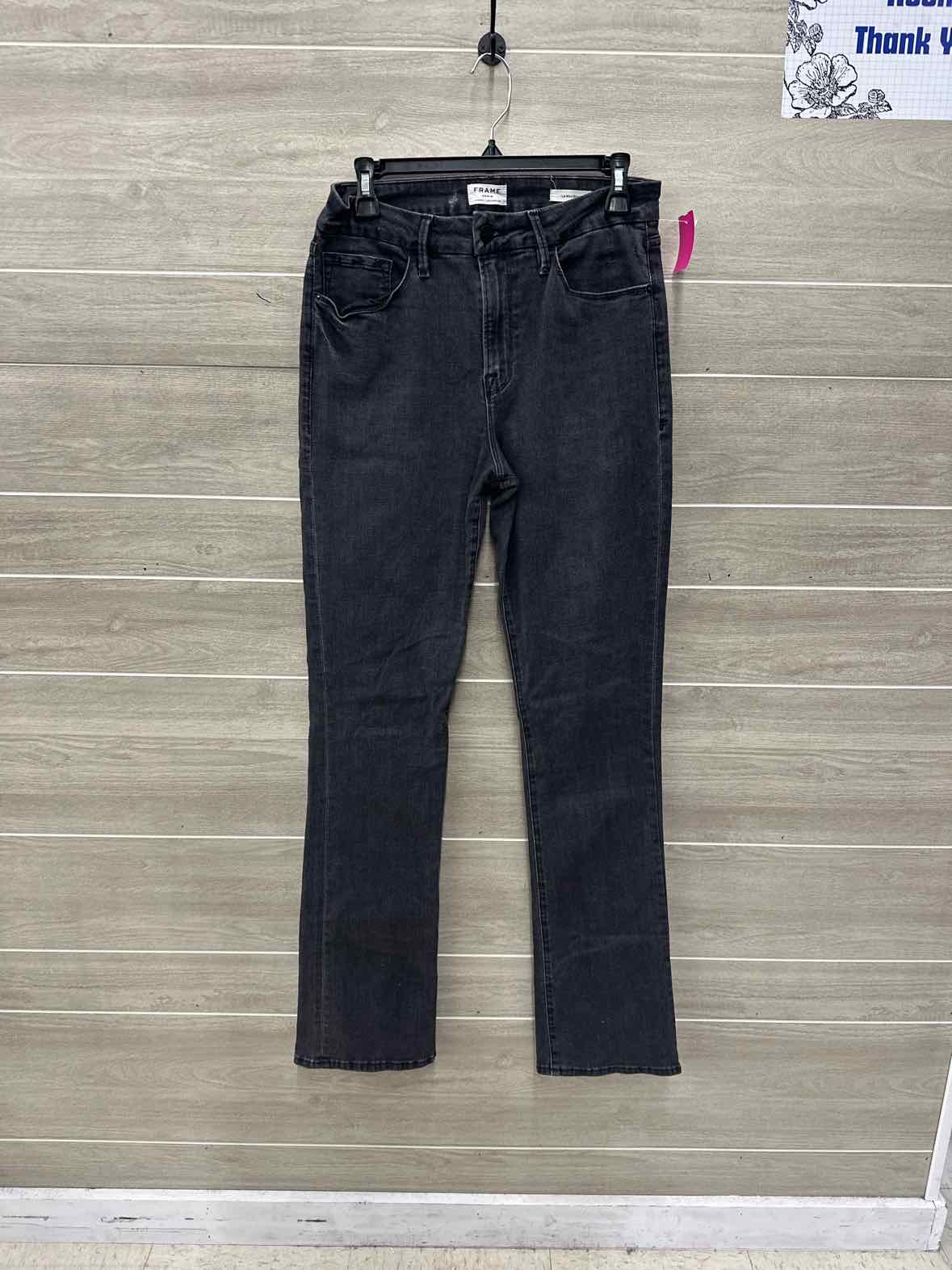 FRAME Size 10 Tall Black Womens Jeans