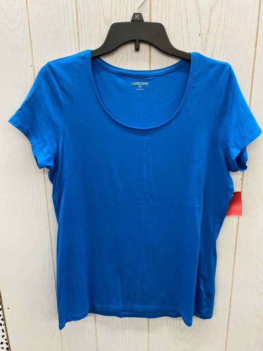 Lands End Blue Womens Size M/P Shirt