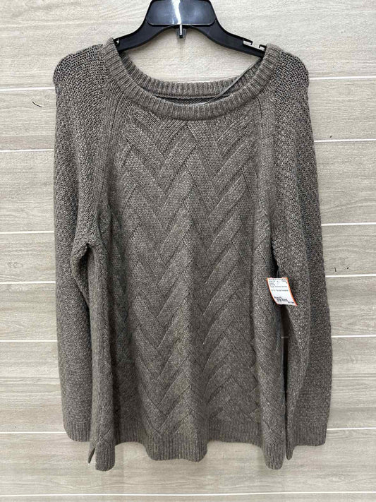 Sonoma Taupe Womens Women Size XL Sweater