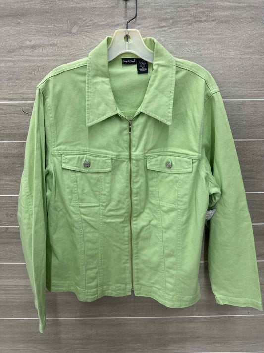 Northcrest Green Womens Women Size 14/16 Blazer