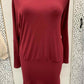 Yelete Burgundy Womens Size 10 Dress