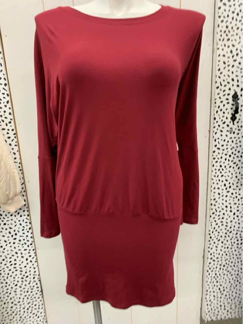 Yelete Burgundy Womens Size 10 Dress