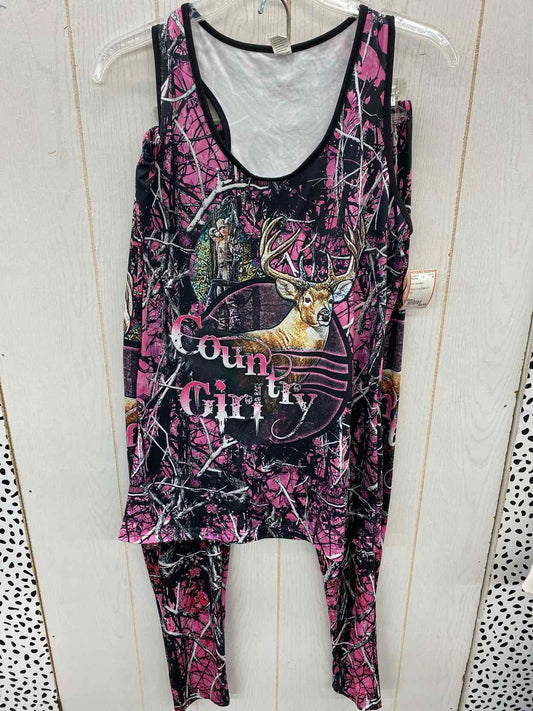 Pink Womens Size L Pajamas