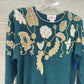 J Smith Size L Green Womens Sweater