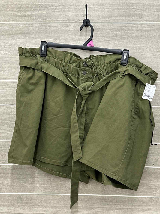 Ava & Viv Olive Womens Size 3X Shorts