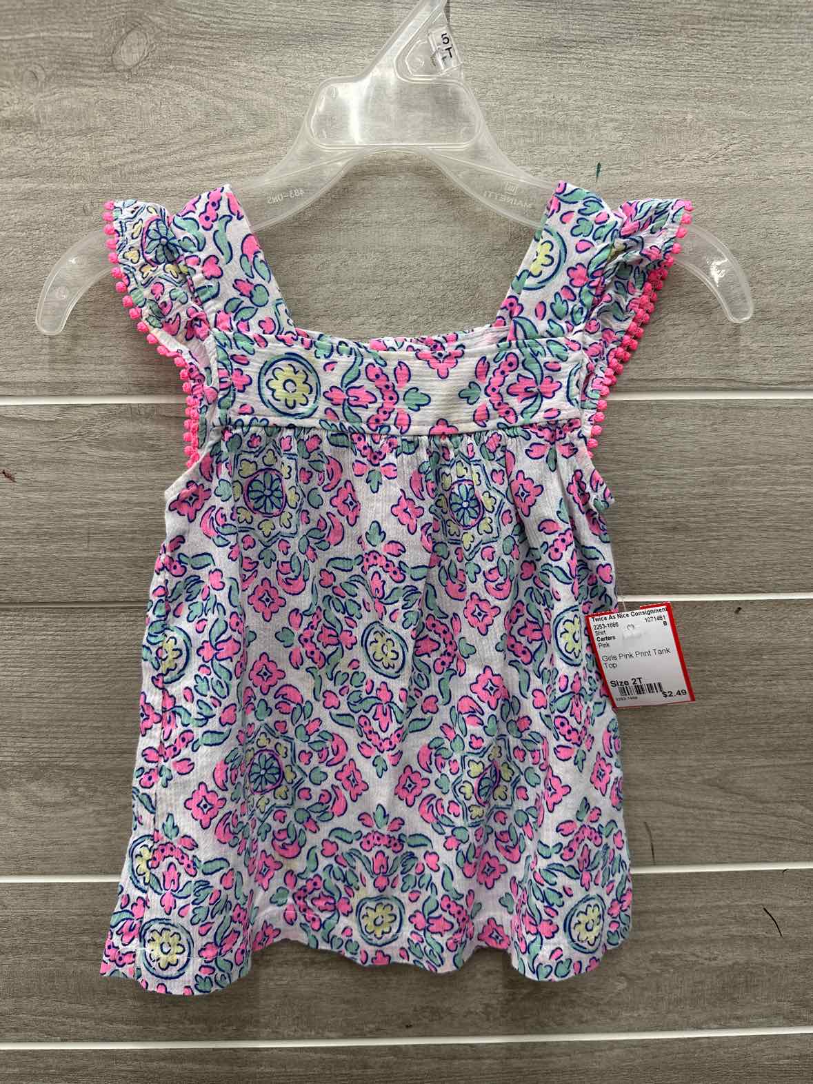 Carters Girls Size 2T Shirt