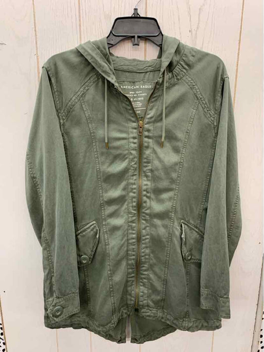 American Eagle Olive Womens Size Small Jacket (Outdoor)