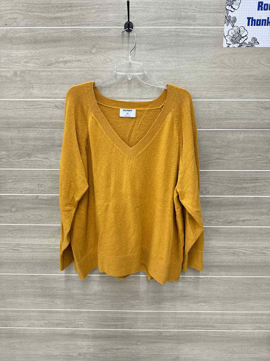 Old Navy Size XXL Mustard Plus Sweater
