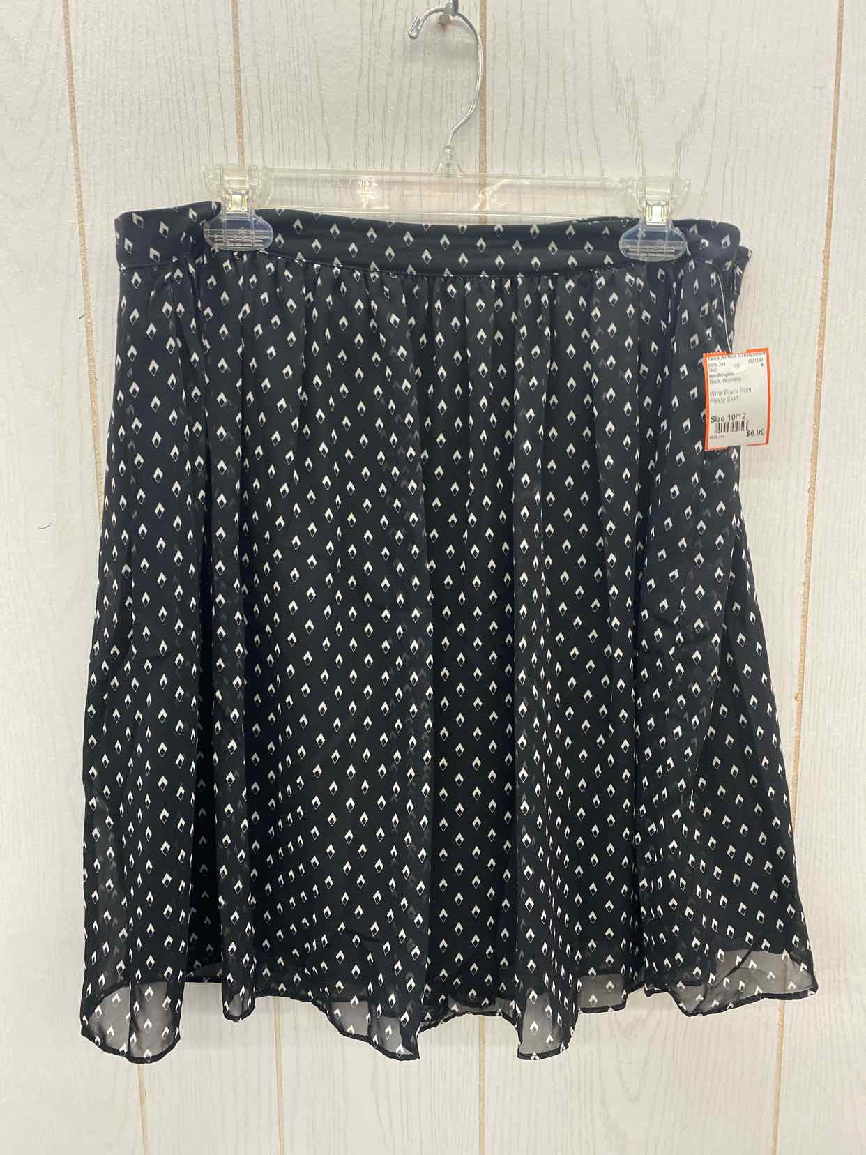 Worthington Black Womens Size 10/12 Skirt