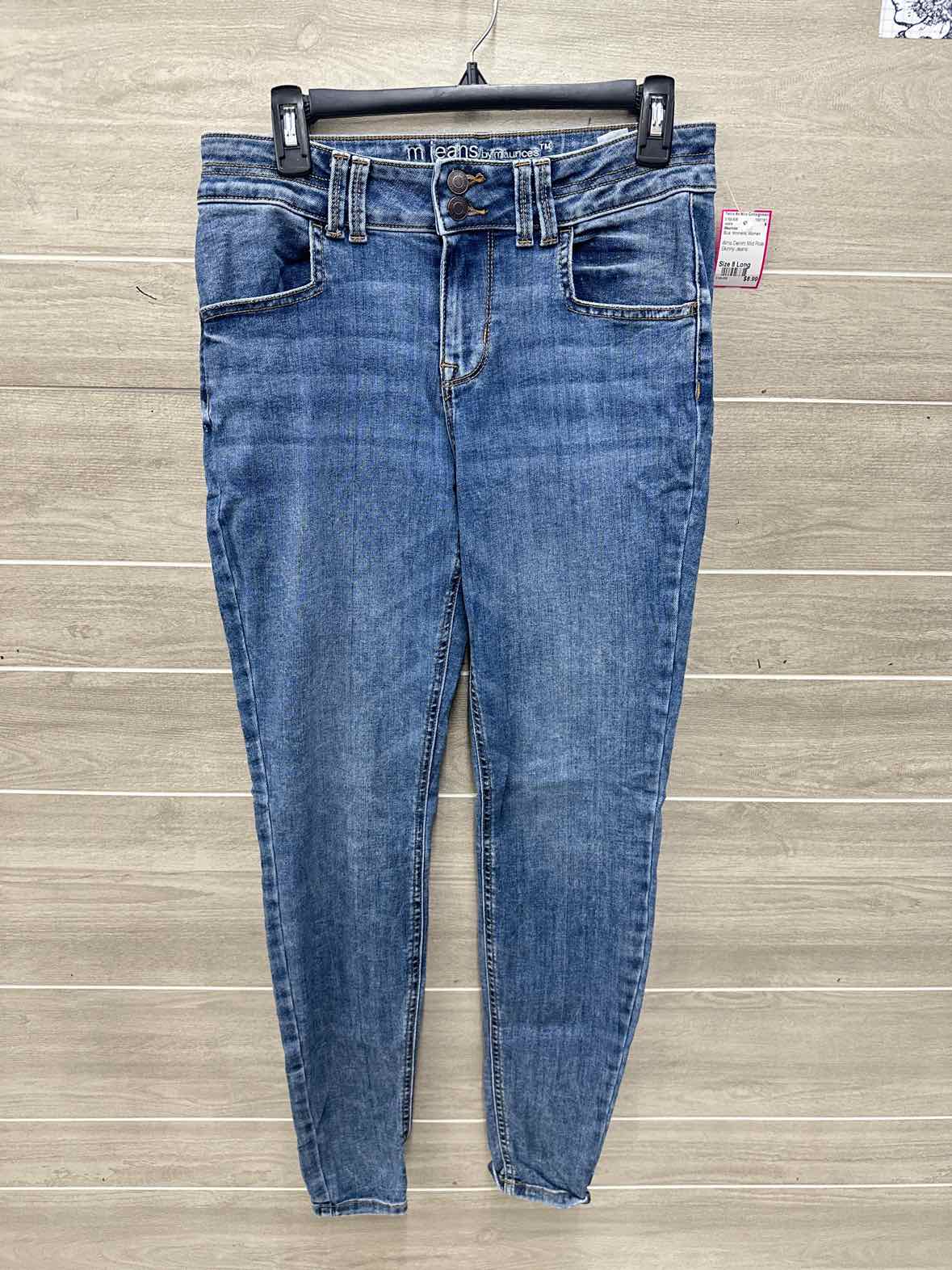 Maurices Size 8 Long Blue Womens Jeans