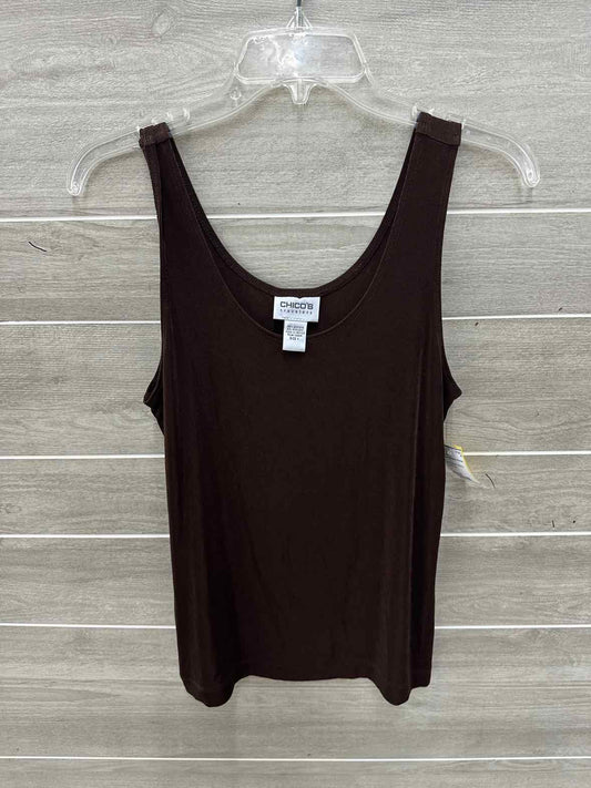 Chico's Brown Womens Women Size M Tank Top
