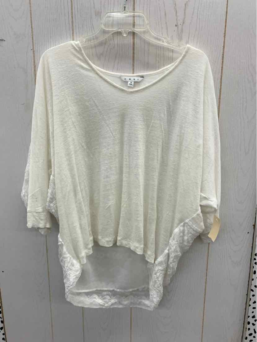 CABi Cream Womens Size M Shirt