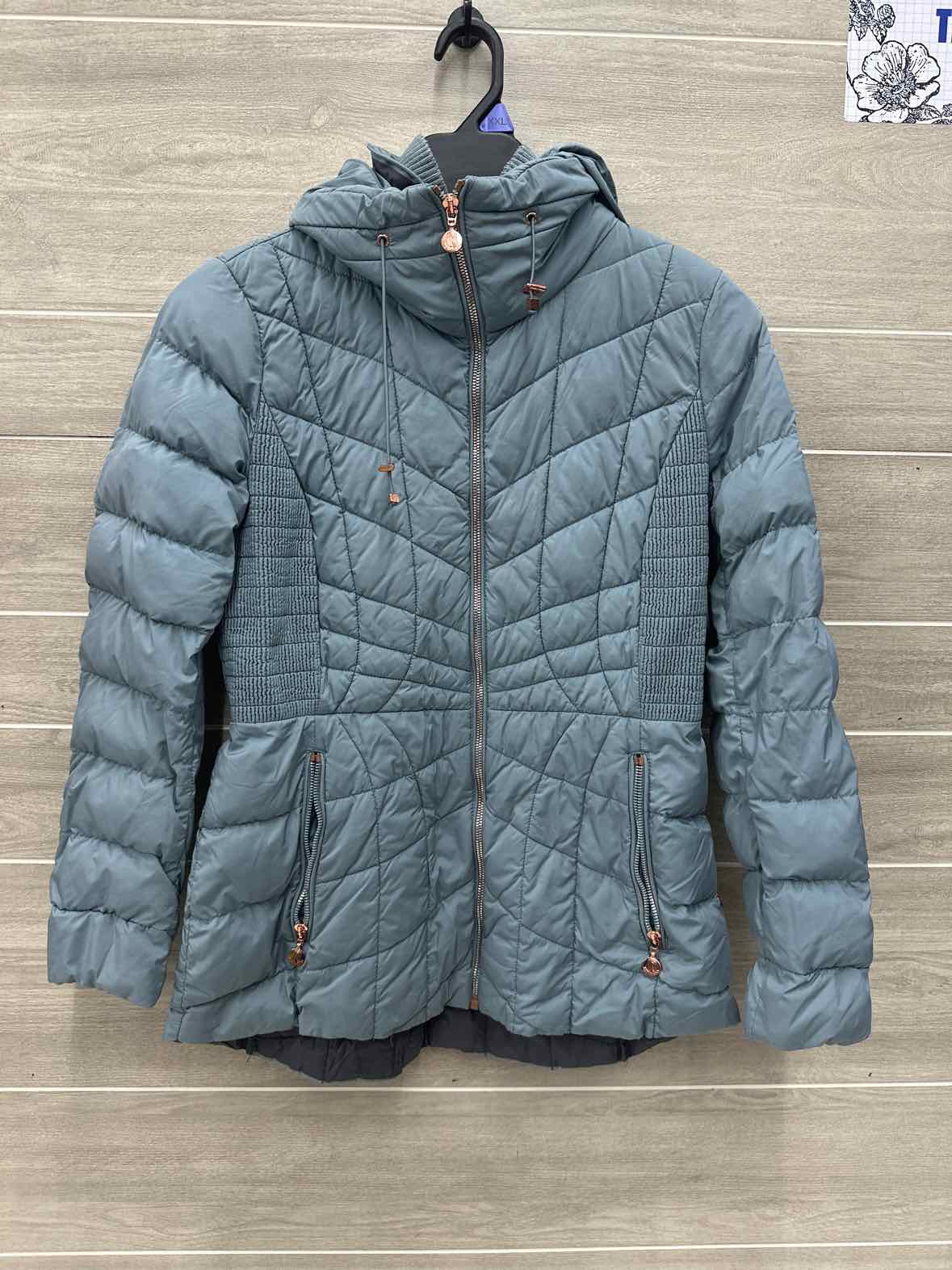 Bernardo Size M Teal Womens Jacket (Outdoor)