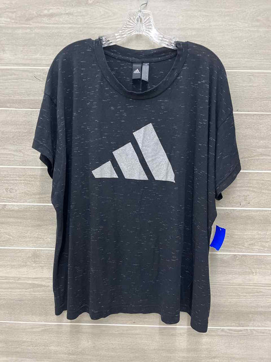 Adidas Size 4X Black Plus Shirt