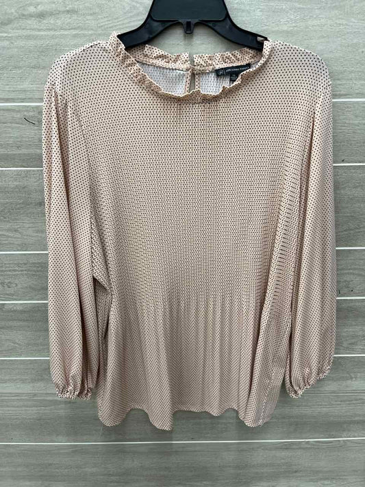 Adrianna Papell Pink Womens Women Size XL Shirt