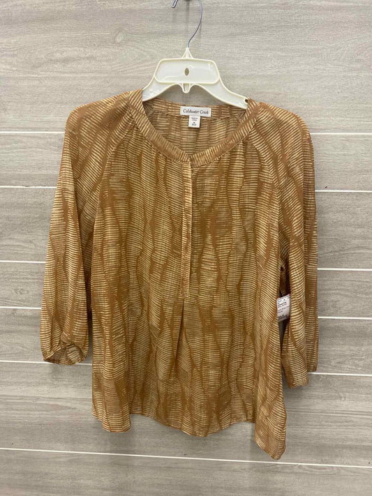 Coldwater Creek Brown Womens Size M Shirt