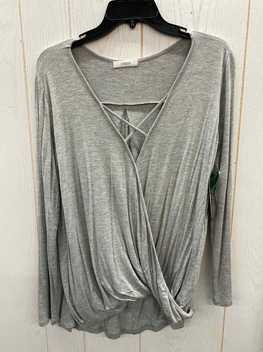 Cherish Gray Womens Size M Shirt