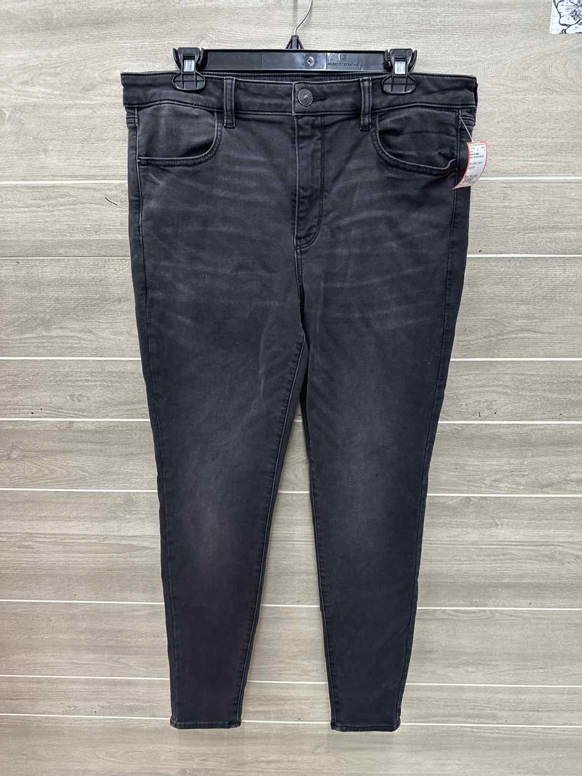 American Eagle Size 14 Long Black Womens Jeans