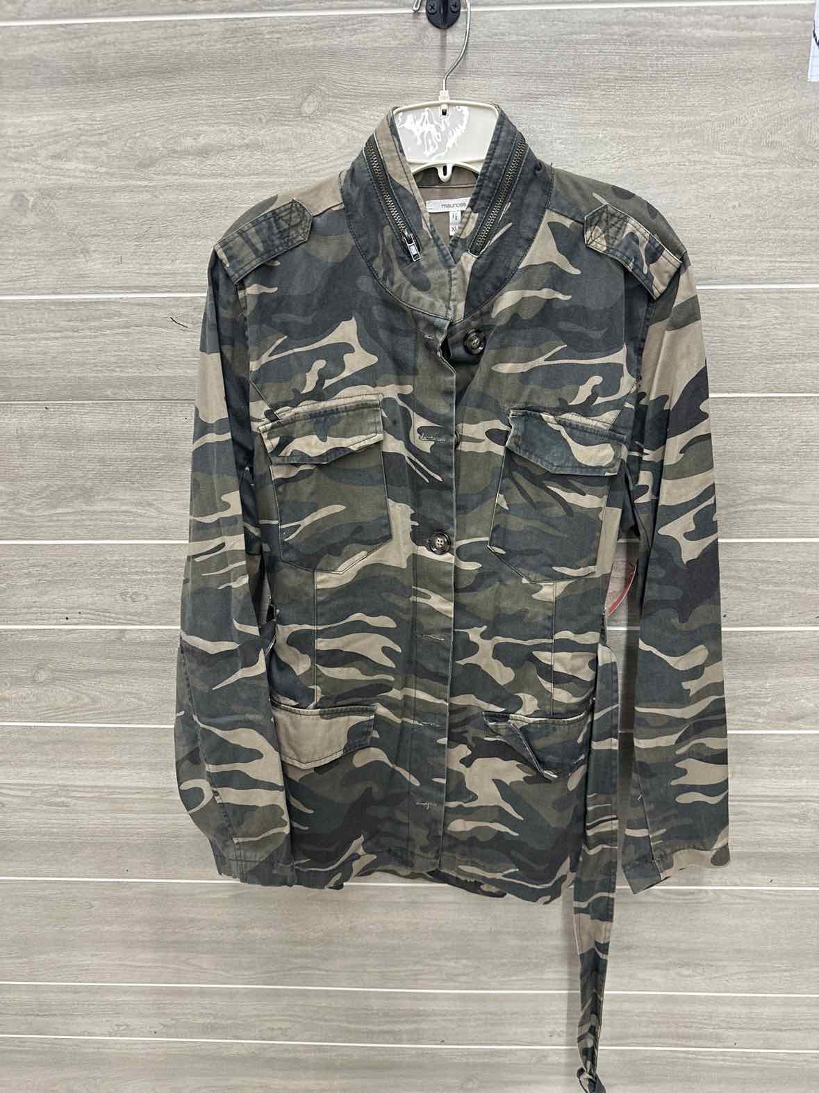 Maurices Size XL Olive Womens Jacket (Outdoor)