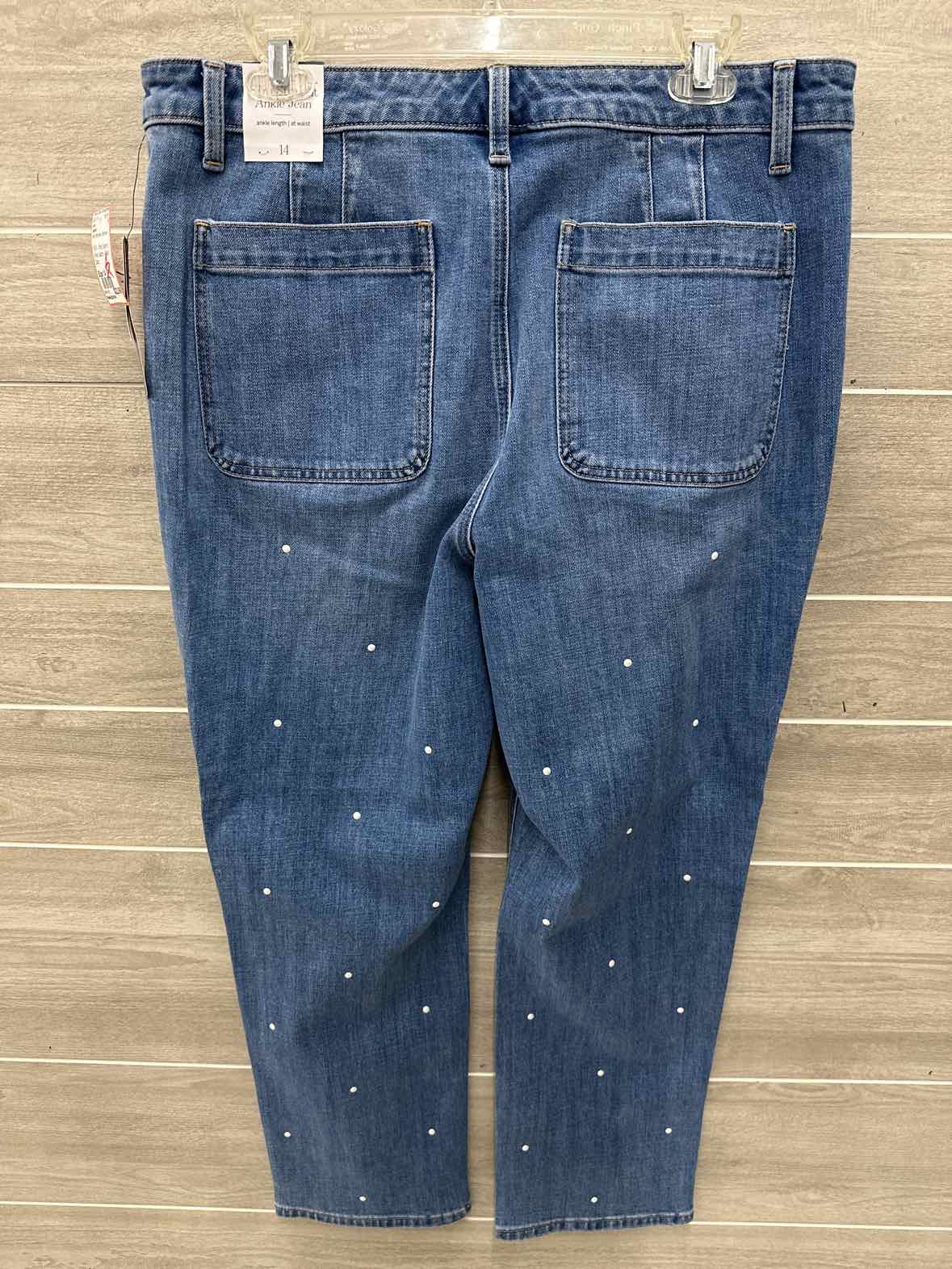 Talbots Size 14 Blue Womens Jeans