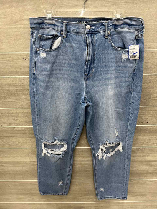 American Eagle Size 14 Short Blue Womens Jeans