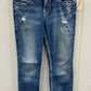 Silver Blue Womens Size 4 Jeans