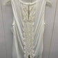 Pale Sky White Womens Size Small Tank Top