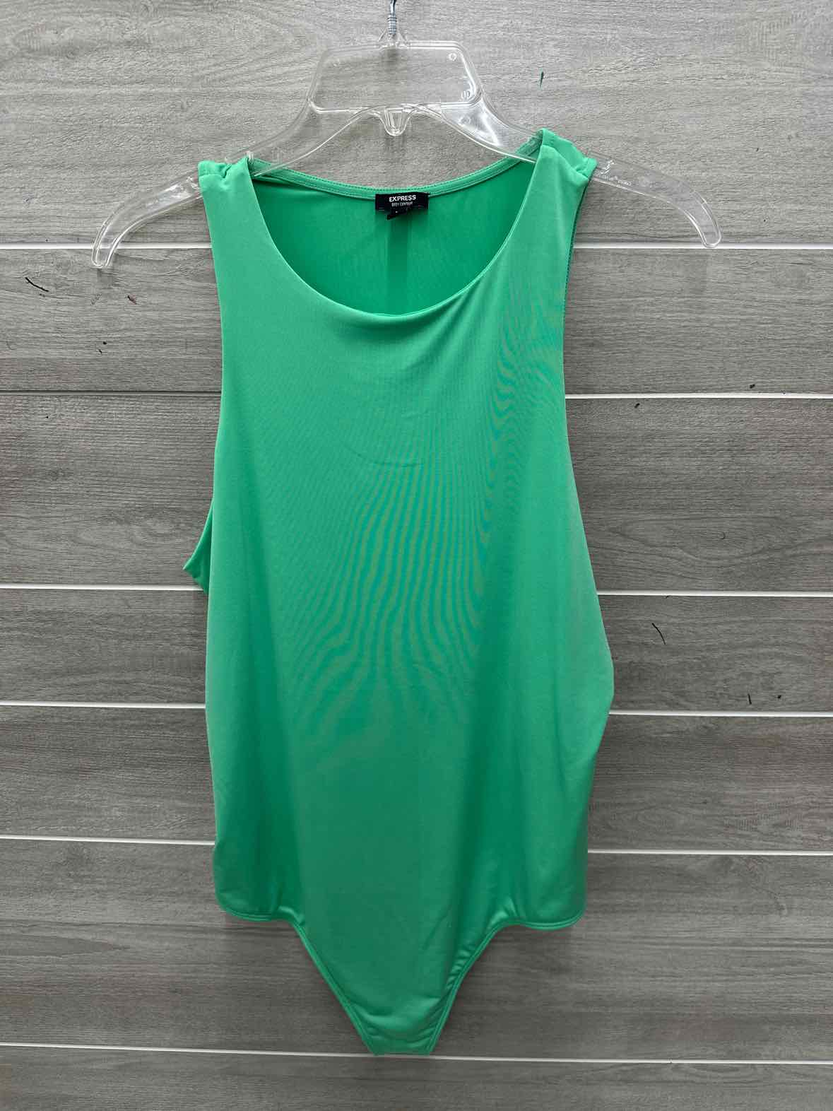 Express Size L Green Womens Bodysuit