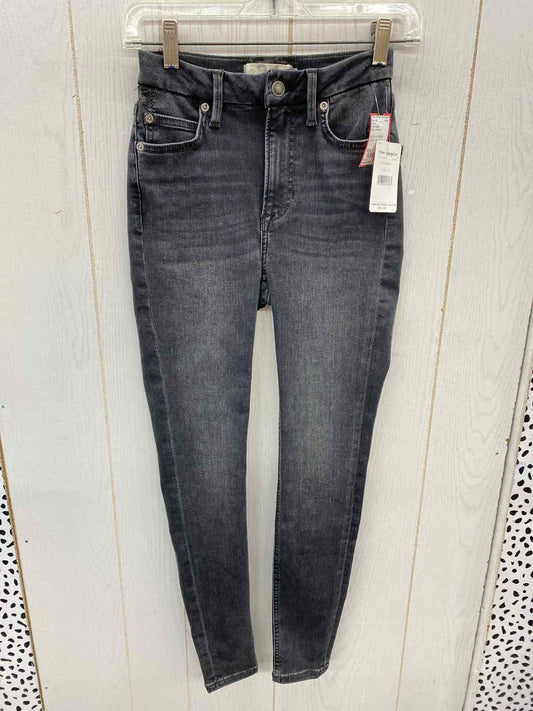 Free People Black Womens Size 0 Jeans