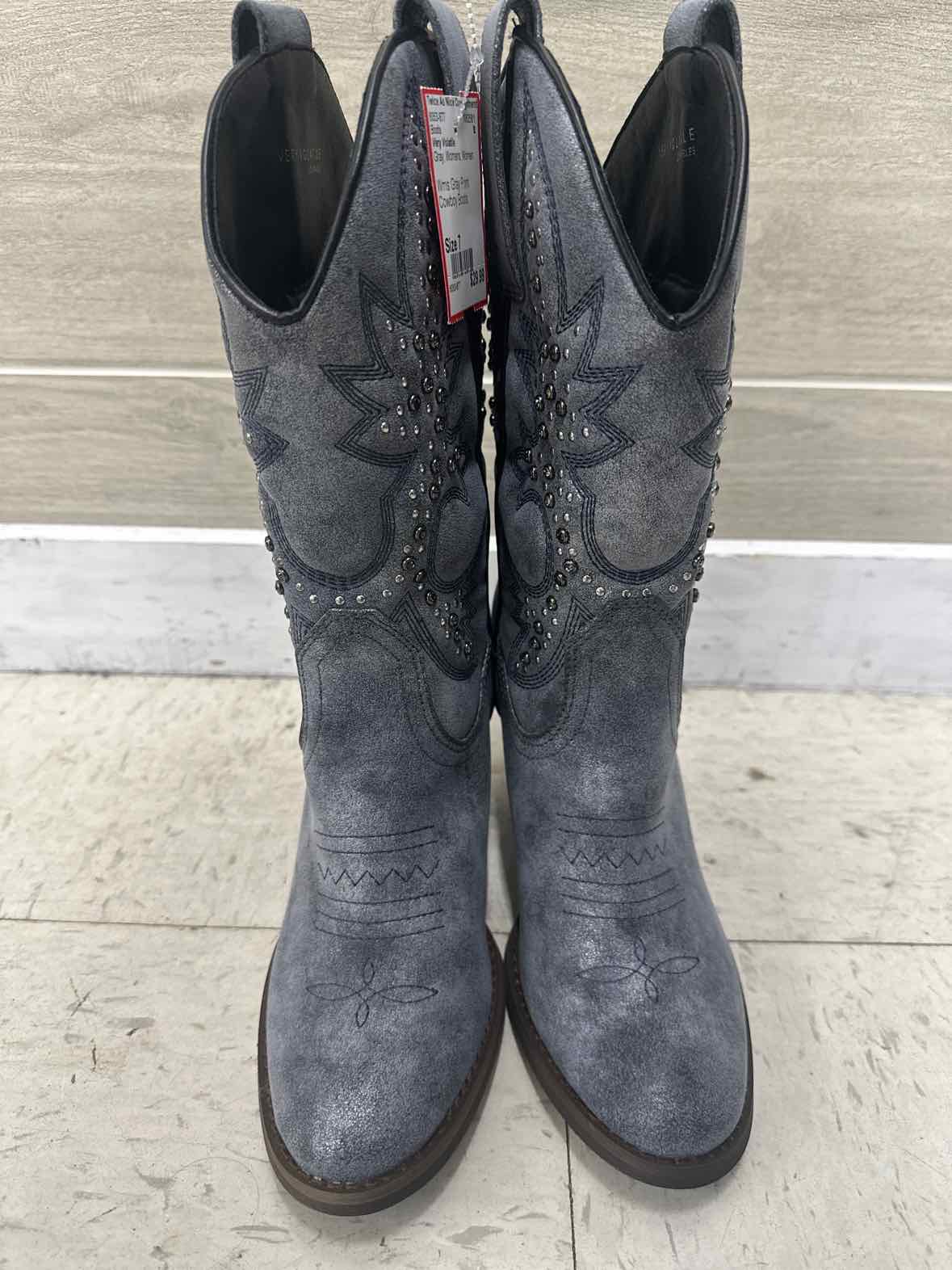 Very Volatile US Shoe Size 7 Gray Womens Boots