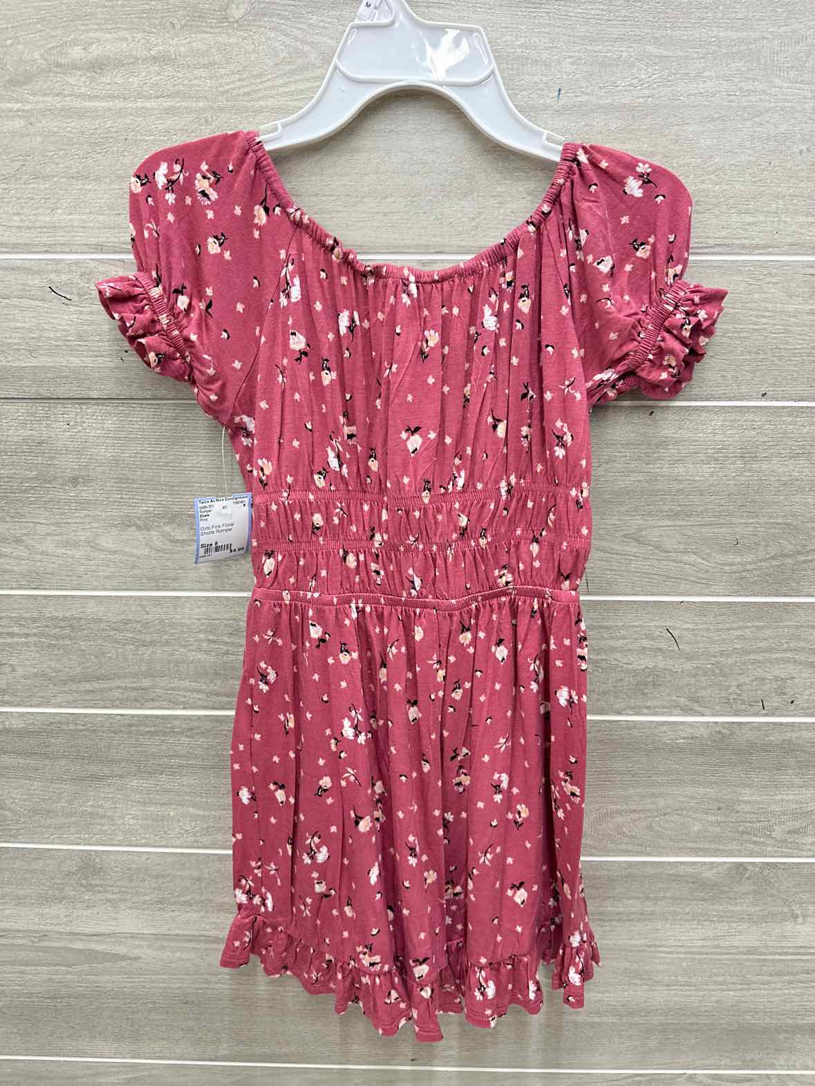 Evsie Girls Size 8 Romper