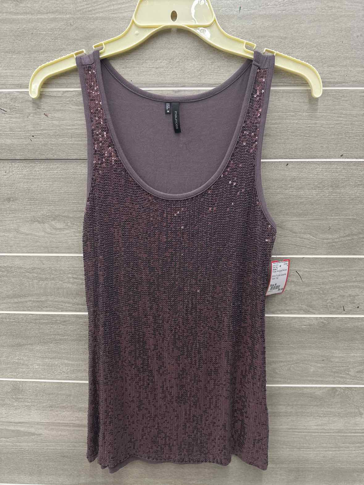 Studio Y Size M Purple Womens Tank Top