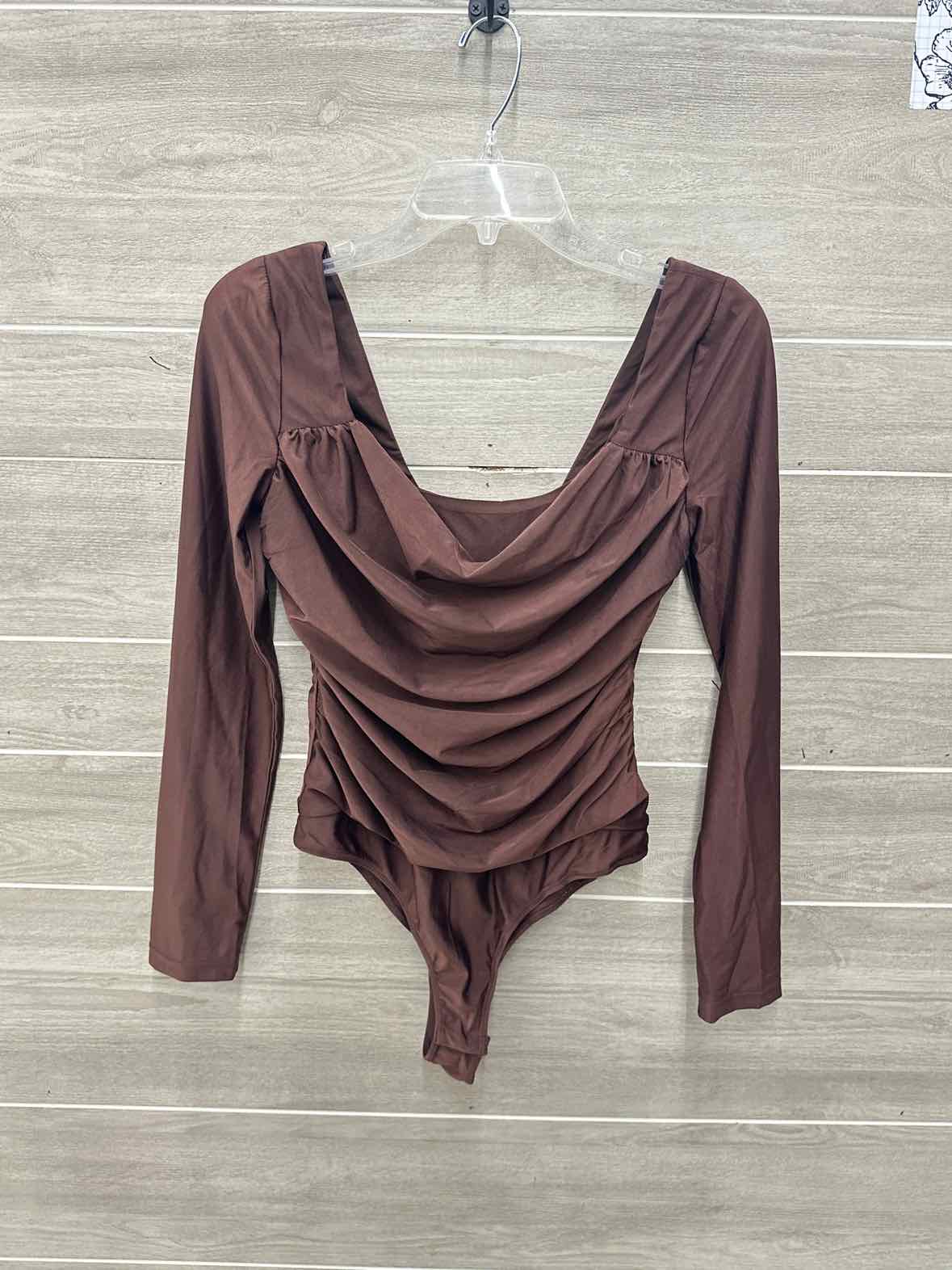 LULU'S Size M Brown Womens Bodysuit