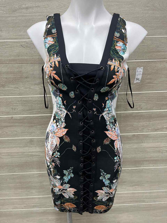 Bebe Size 6 Black Womens Dress