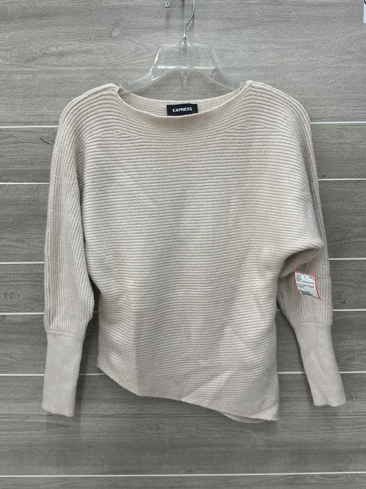 Express Cream Womens Women Size XXS Sweater