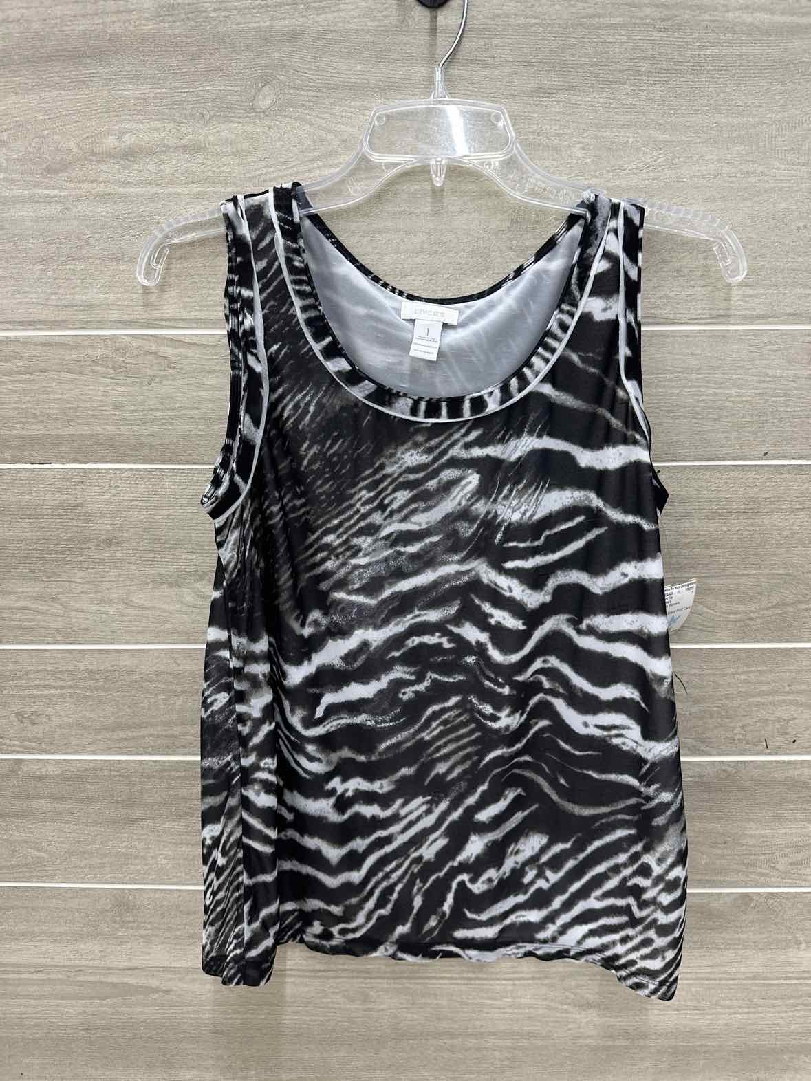 Chico's Black Womens Size M Tank Top
