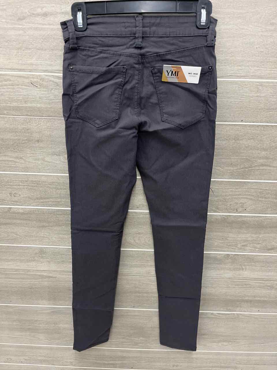YMI Size 8 Gray Womens Pants