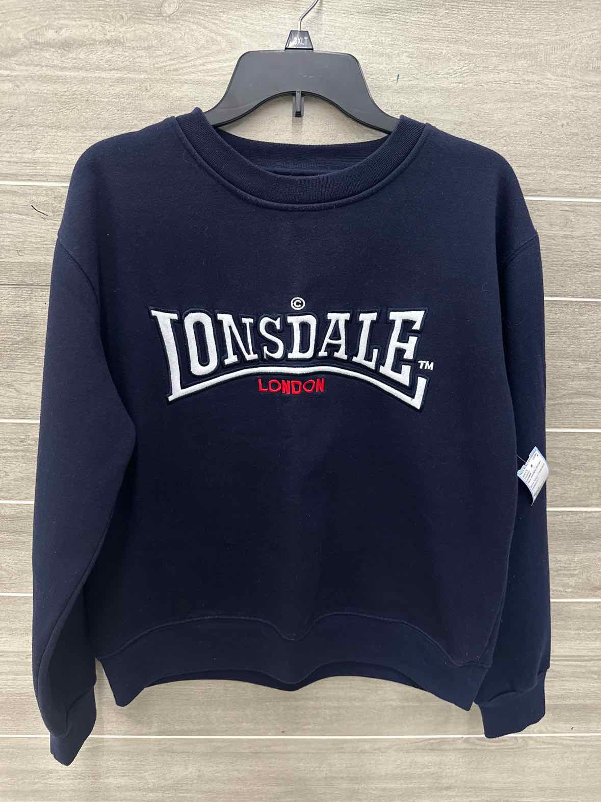 Lonsdale Size L Navy Womens Sweatshirt