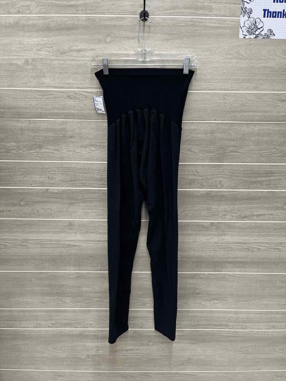 Motherhood Size L Black Maternity Leggings