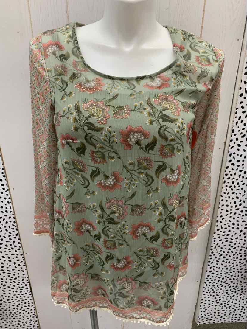 One World Olive Womens Size M Shirt